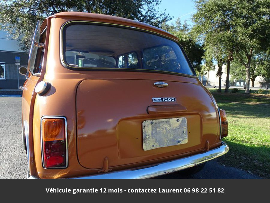 Austin Mini 1275 cc 4 cylindre 1975 prix tout compris