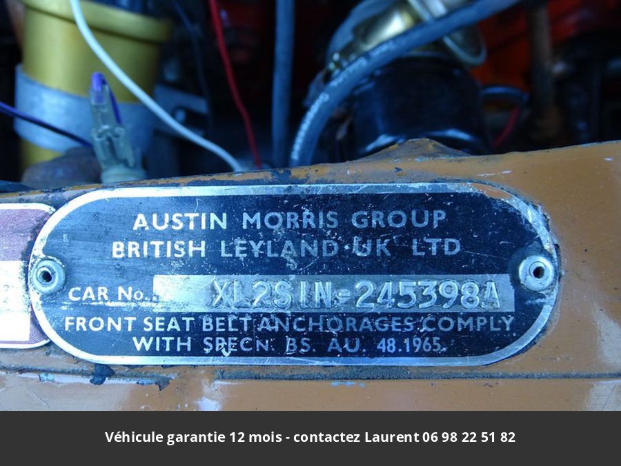 Austin Mini 1275 cc 4 cylindre 1975 prix tout compris