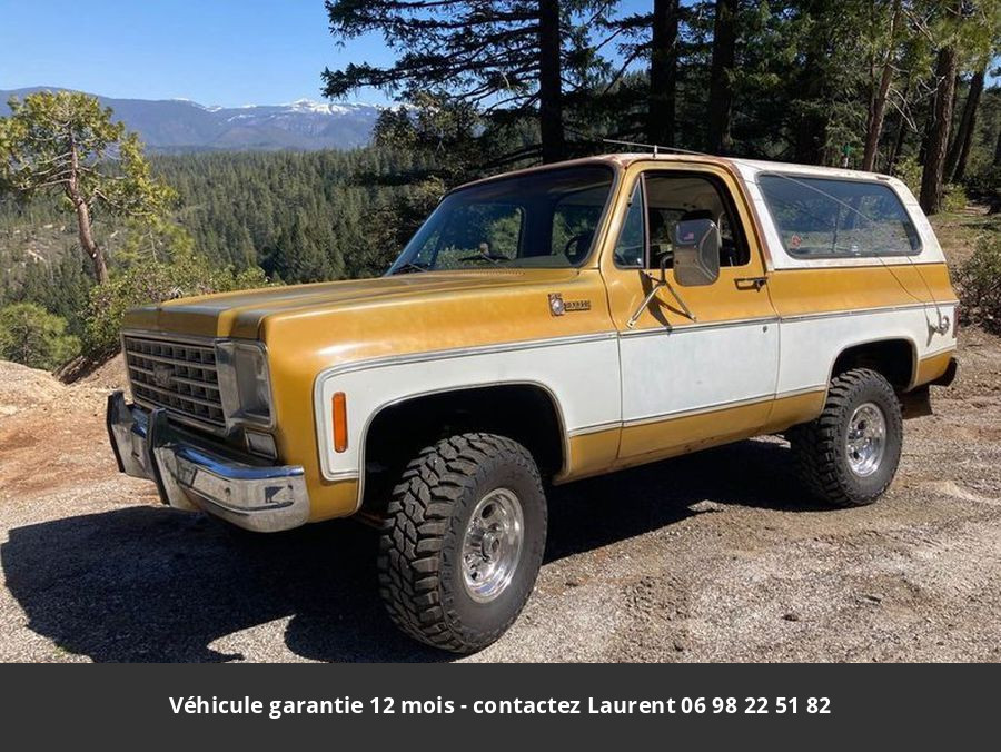 Chevrolet Blazer K5 1976 prix tout compris