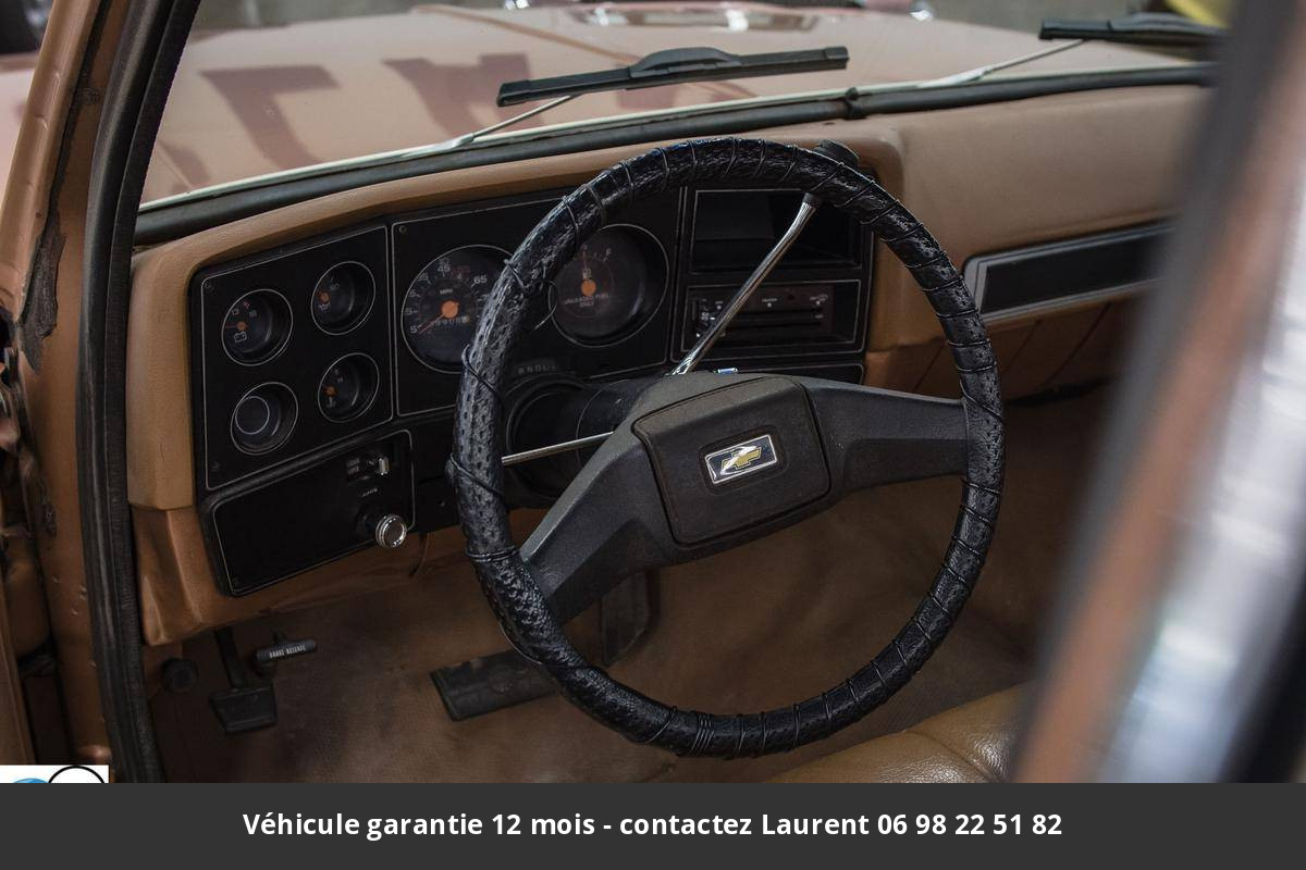 Chevrolet C10 350 v-8 1980 prix tout compris hors homologation 4500 €