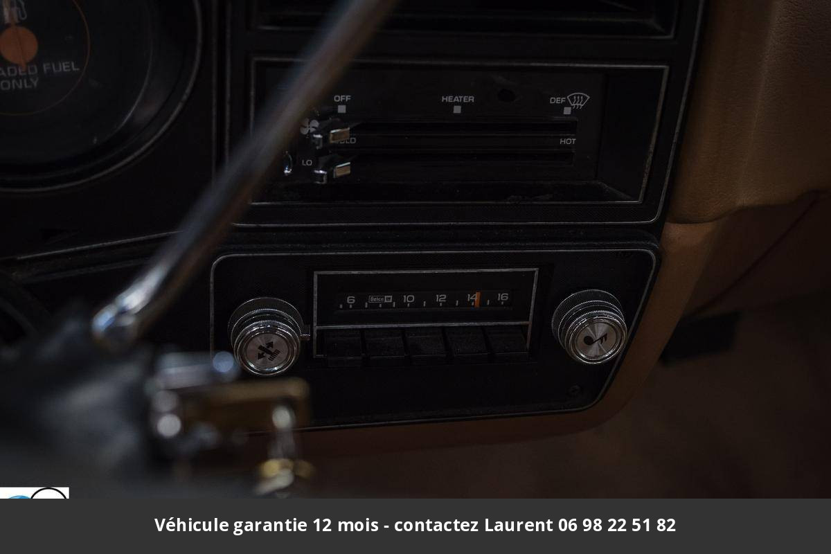 Chevrolet C10 350 v-8 1980 prix tout compris hors homologation 4500 €