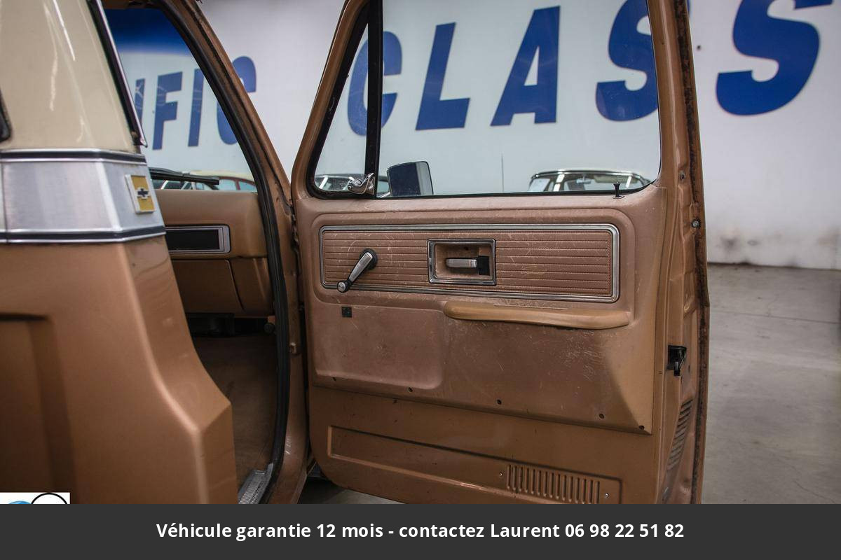 Chevrolet C10 350 v-8 1980 prix tout compris hors homologation 4500 €