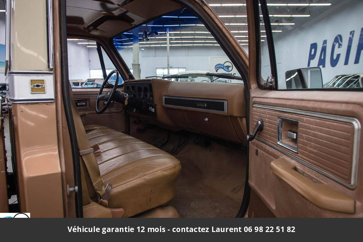 Chevrolet C10 350 v-8 1980 prix tout compris hors homologation 4500 €