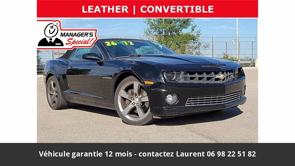 chevrolet camaro 2ss 426 hp 6.2l v8 prix tout compris hors homologation 4500 €