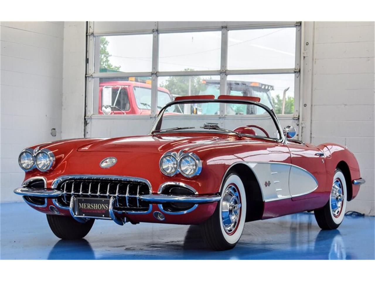 Chevrolet Corvette C1 roman red 1960 exceptionnelle prix tout compris