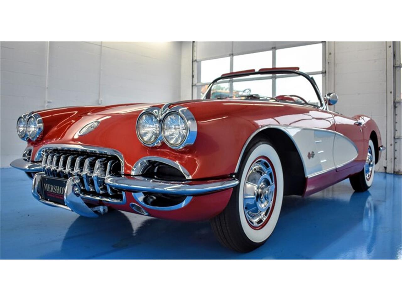 Chevrolet Corvette C1 roman red 1960 exceptionnelle prix tout compris