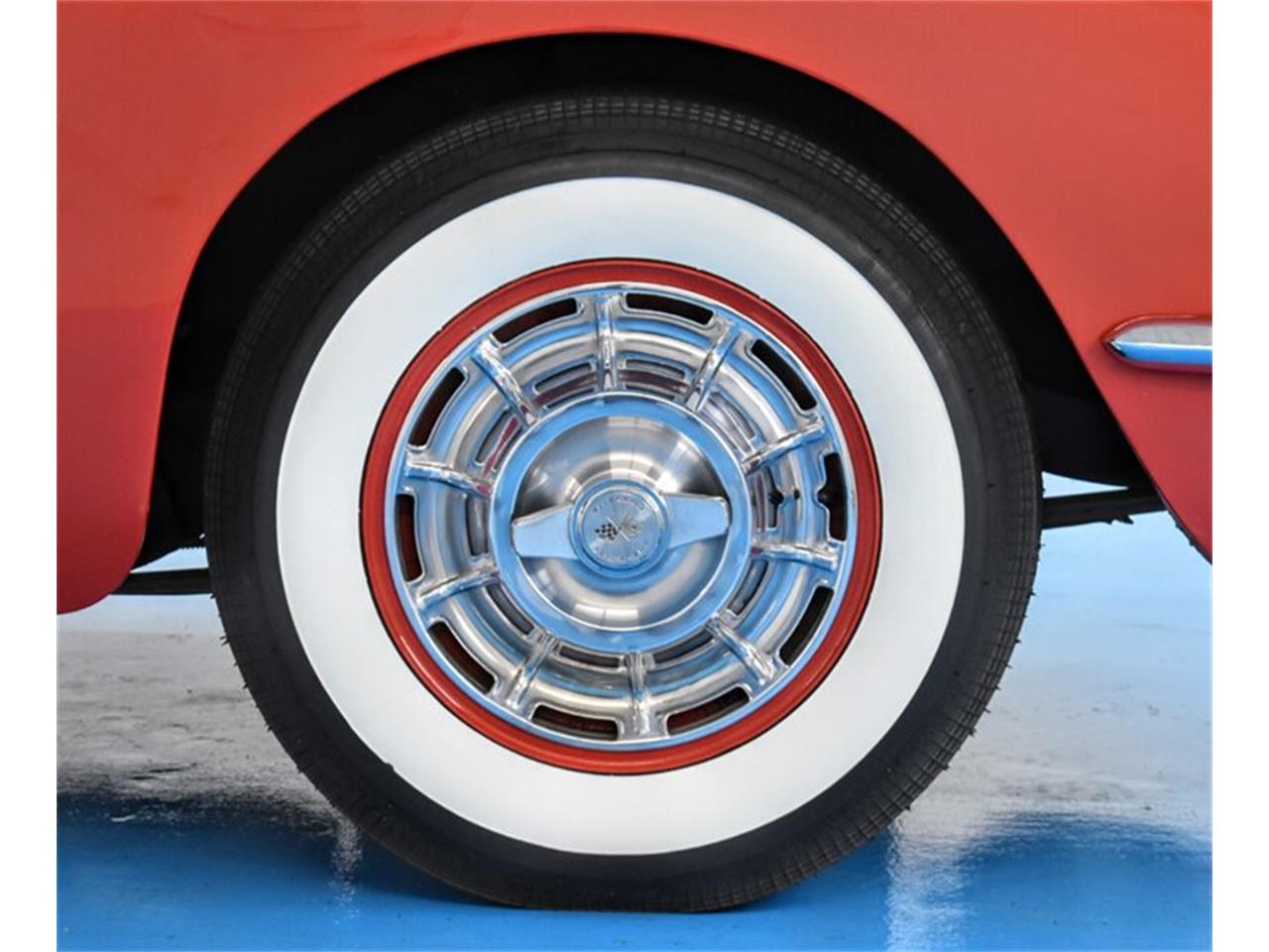 Chevrolet Corvette C1 roman red 1960 exceptionnelle prix tout compris