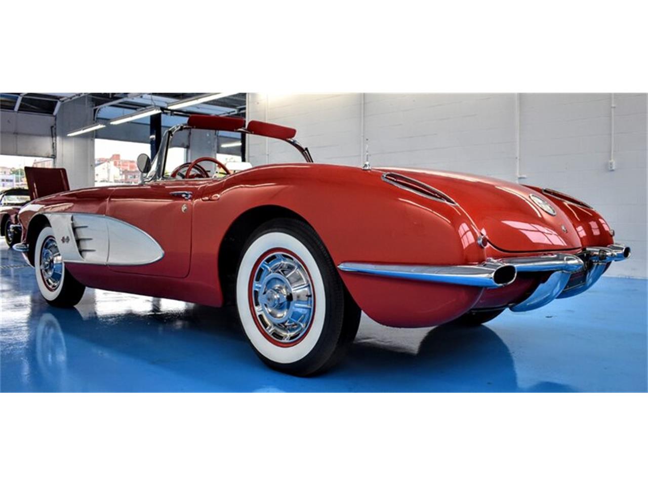 Chevrolet Corvette C1 roman red 1960 exceptionnelle prix tout compris