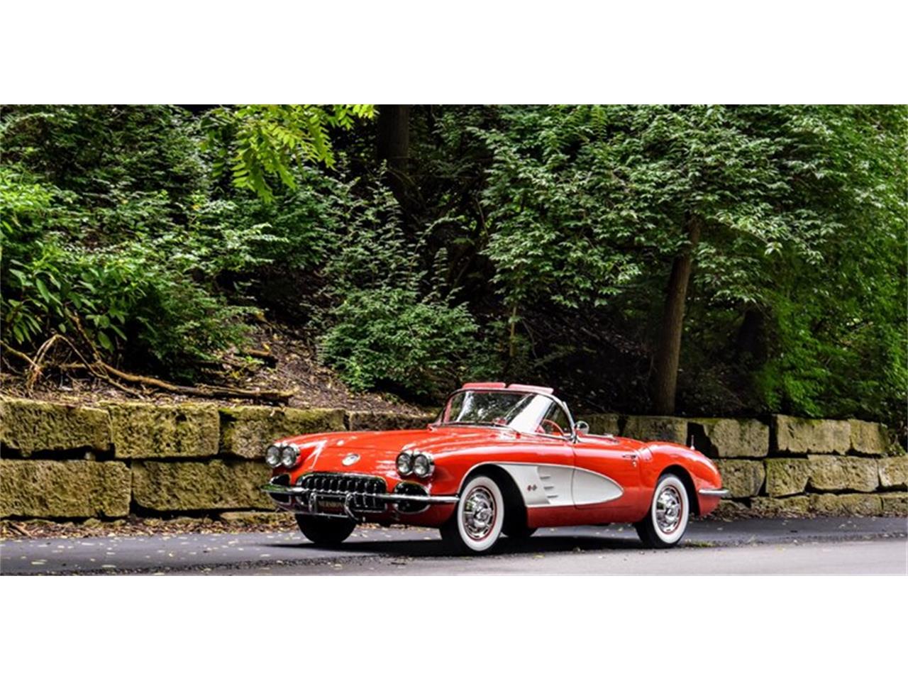 Chevrolet Corvette C1 roman red 1960 exceptionnelle prix tout compris