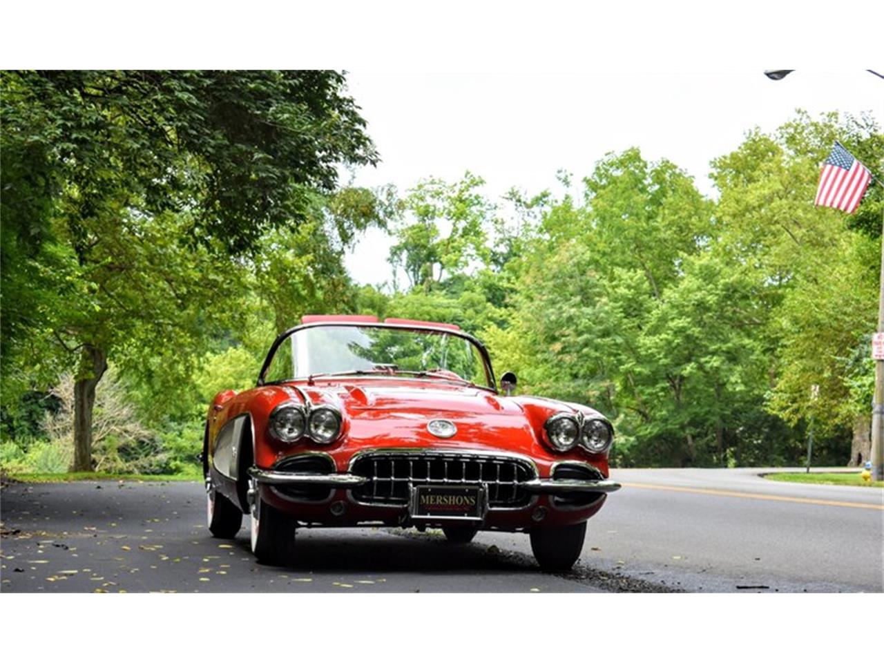 Chevrolet Corvette C1 roman red 1960 exceptionnelle prix tout compris