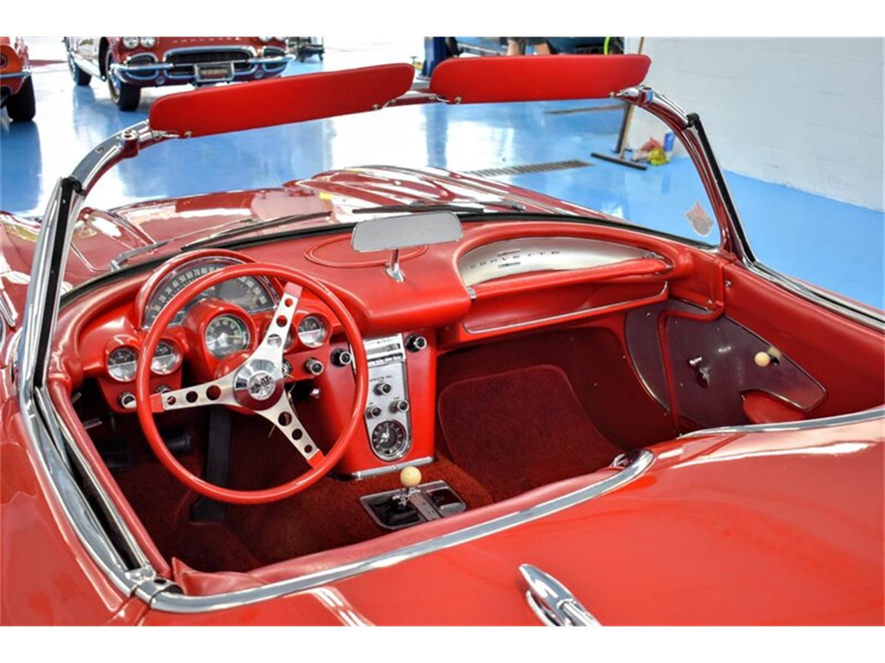 Chevrolet Corvette C1 roman red 1960 exceptionnelle prix tout compris