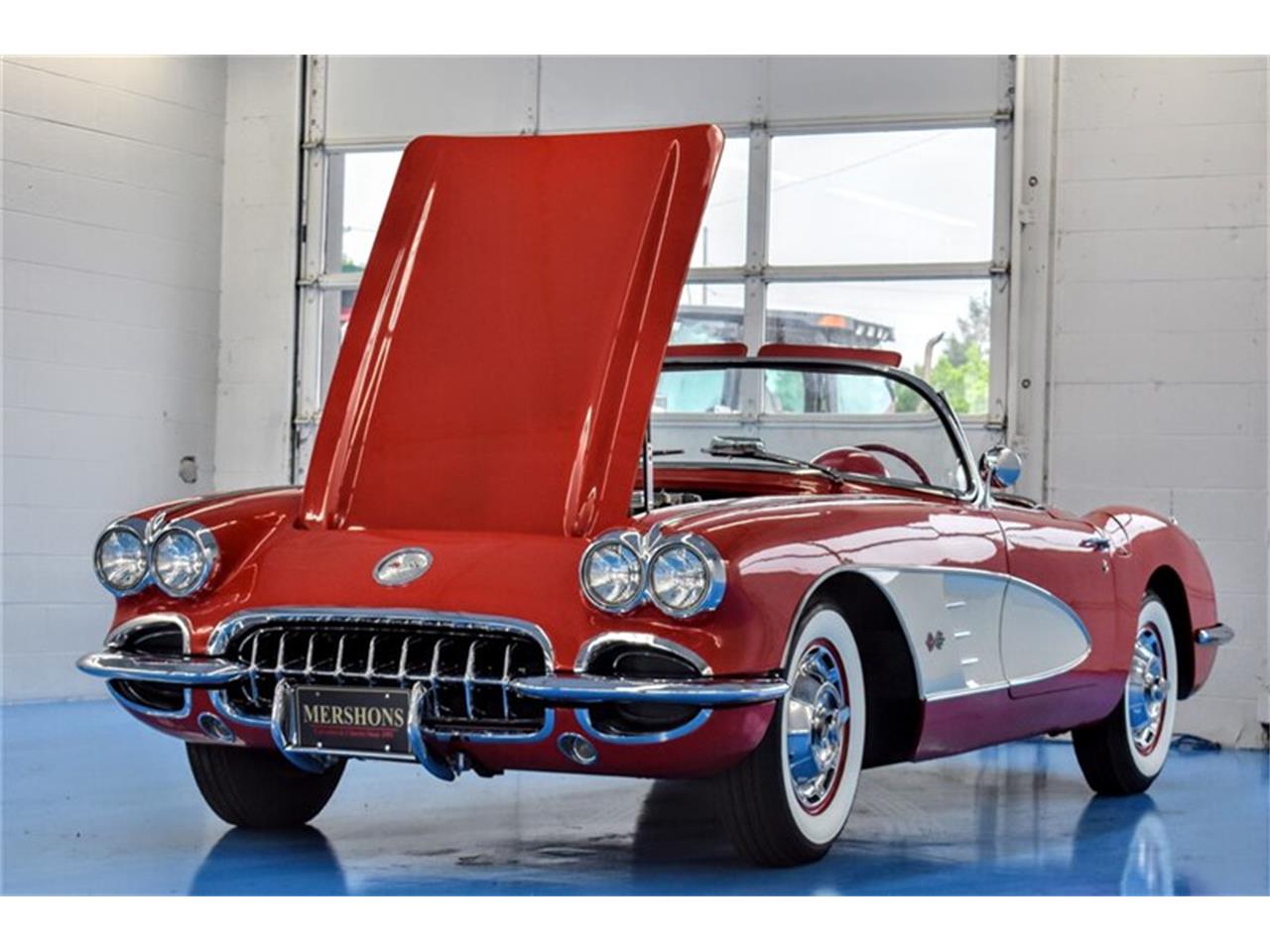 Chevrolet Corvette C1 roman red 1960 exceptionnelle prix tout compris