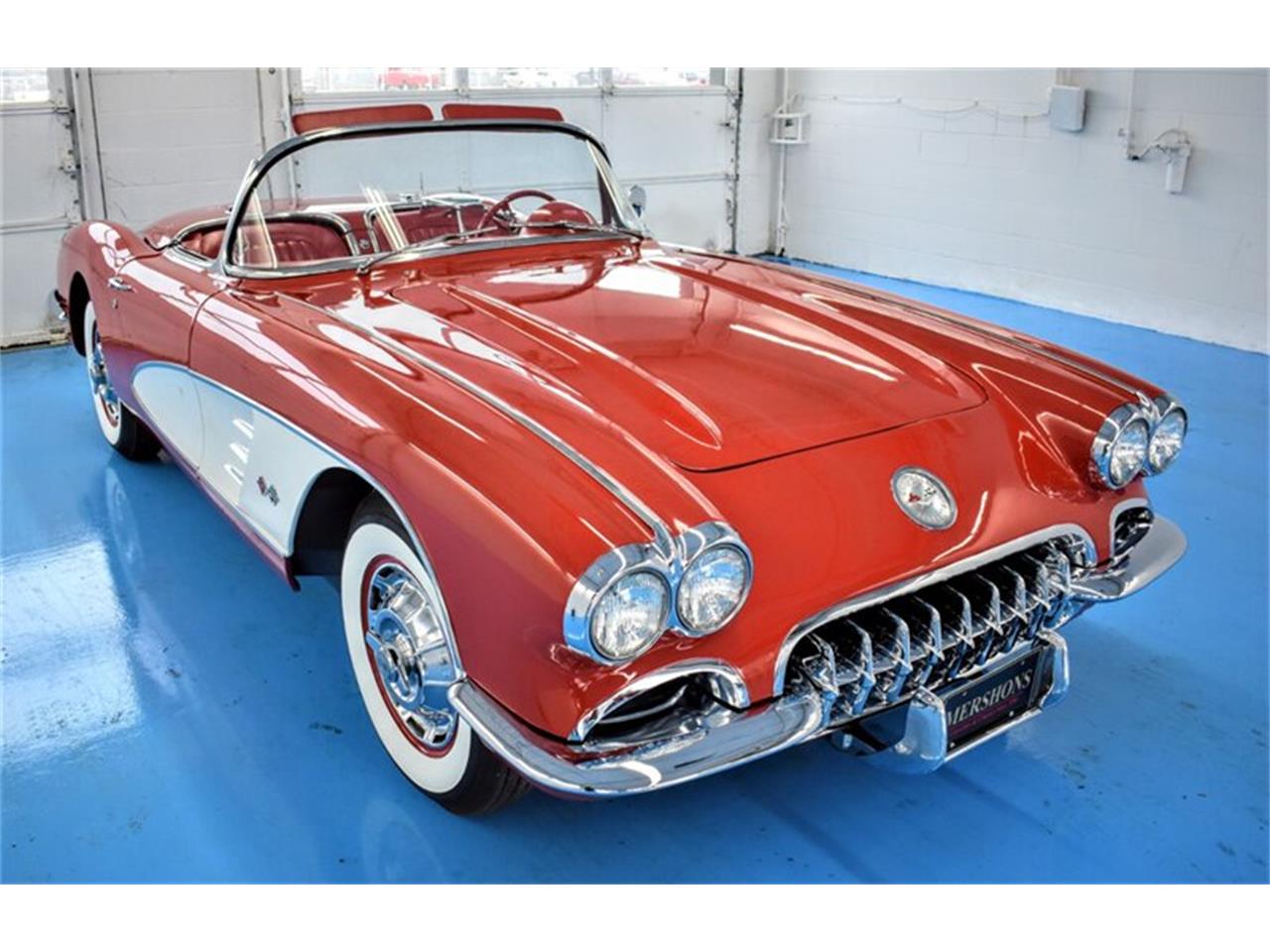 Chevrolet Corvette C1 roman red 1960 exceptionnelle prix tout compris