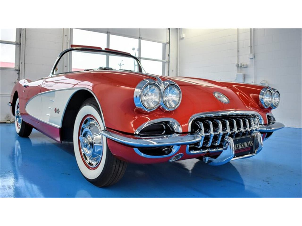 Chevrolet Corvette C1 roman red 1960 exceptionnelle prix tout compris