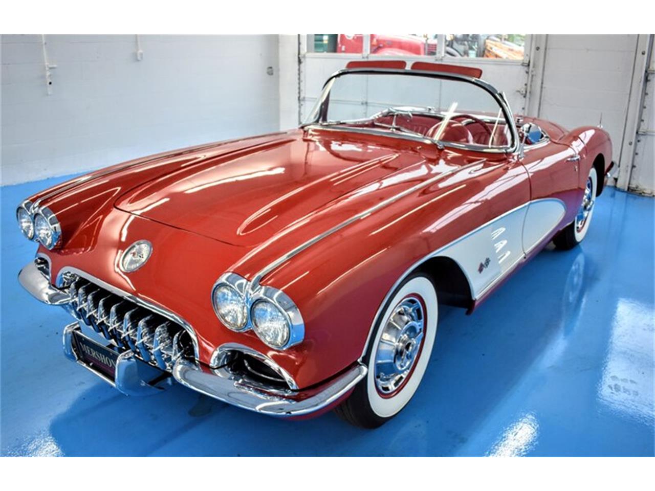 Chevrolet Corvette C1 roman red 1960 exceptionnelle prix tout compris