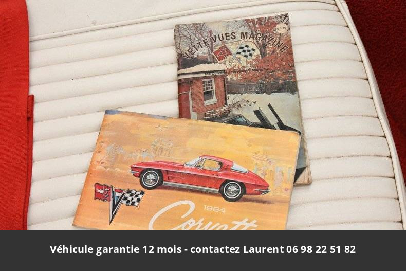 Chevrolet Corvette 327 v8 1964 prix tout compris