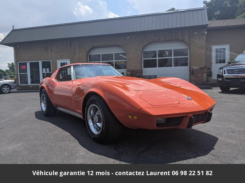 chevrolet corvette V8 1975 prix tout compris