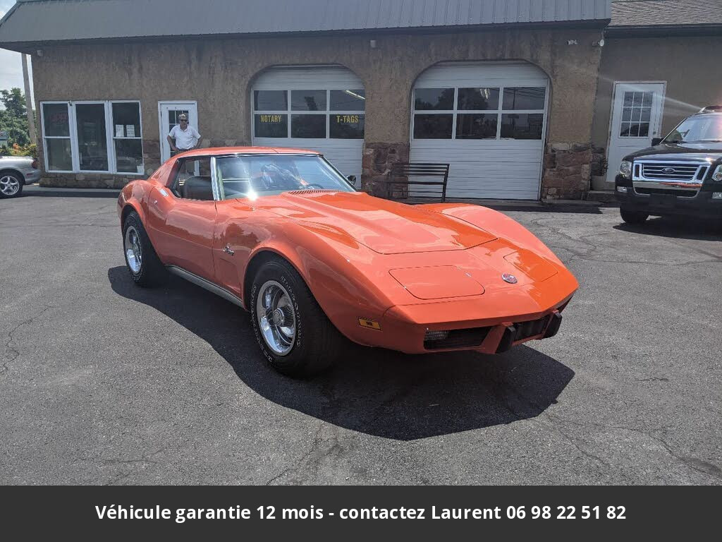 chevrolet corvette V8 1975 prix tout compris