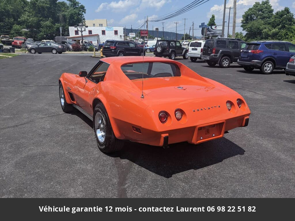 chevrolet corvette V8 1975 prix tout compris