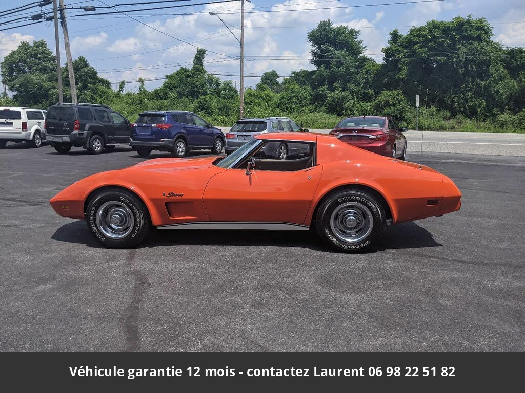 chevrolet corvette V8 1975 prix tout compris