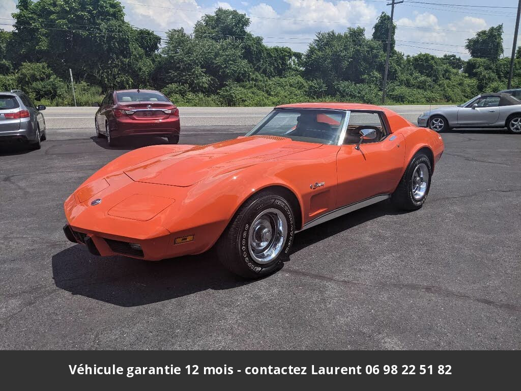 chevrolet corvette V8 1975 prix tout compris