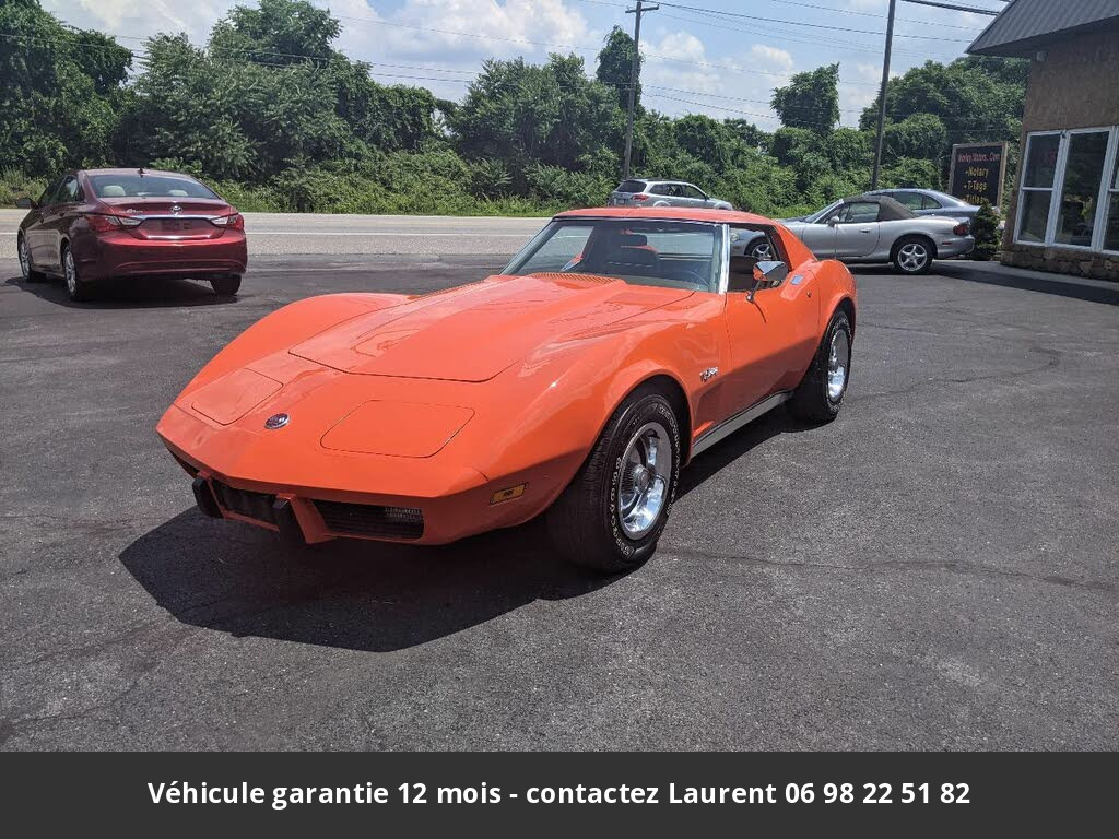 chevrolet corvette V8 1975 prix tout compris