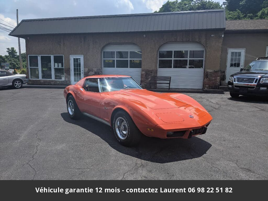 chevrolet corvette V8 1975 prix tout compris