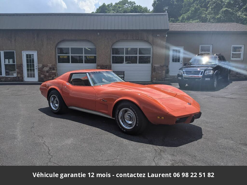 chevrolet corvette V8 1975 prix tout compris