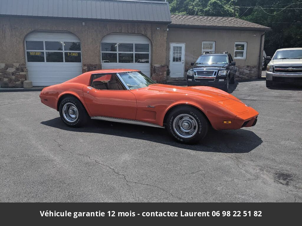 chevrolet corvette V8 1975 prix tout compris