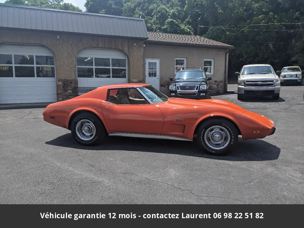 chevrolet corvette V8 1975 prix tout compris