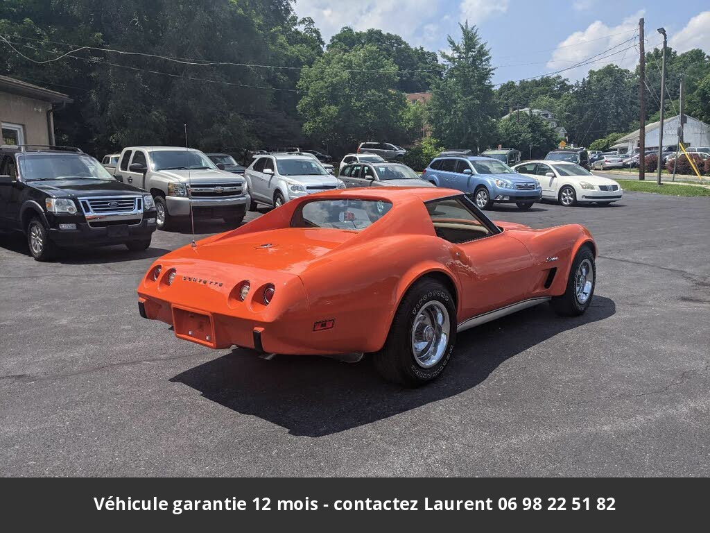 chevrolet corvette V8 1975 prix tout compris