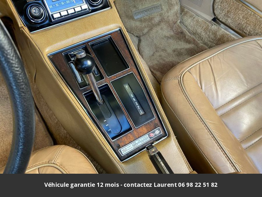 Chevrolet Corvette L-48 350 v8 prix tout compris