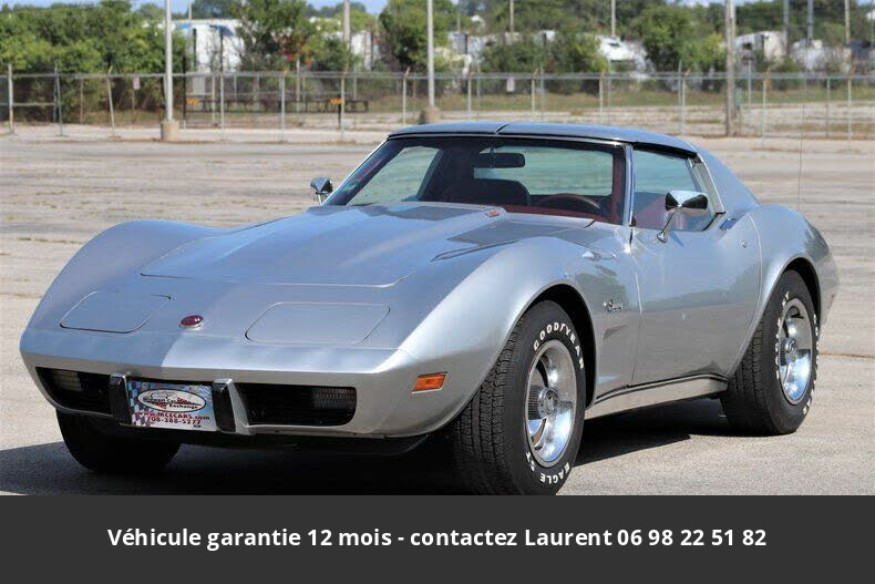 chevrolet corvette T top l82 v8 1976 prix tout compris