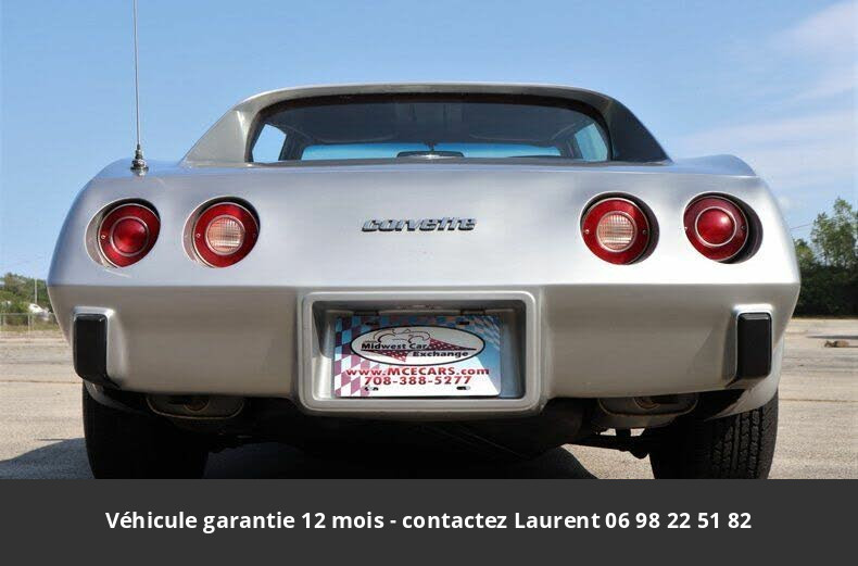 chevrolet corvette T top l82 v8 1976 prix tout compris