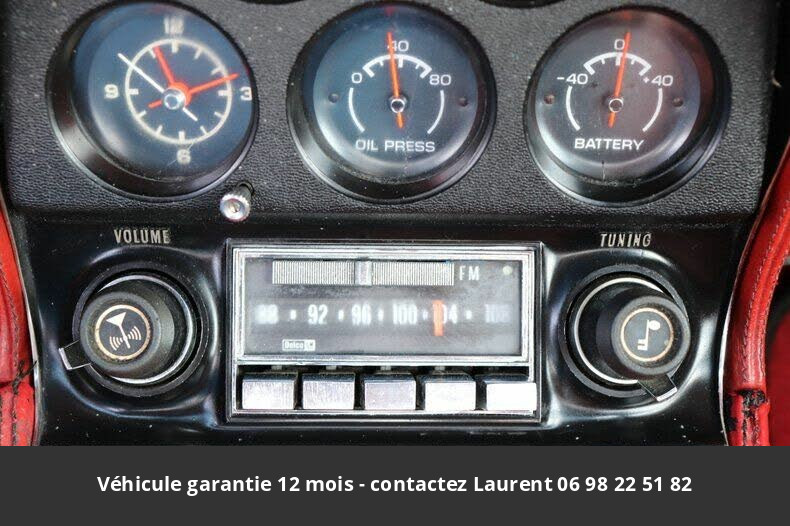 chevrolet corvette T top l82 v8 1976 prix tout compris