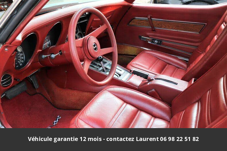 chevrolet corvette T top l82 v8 1976 prix tout compris