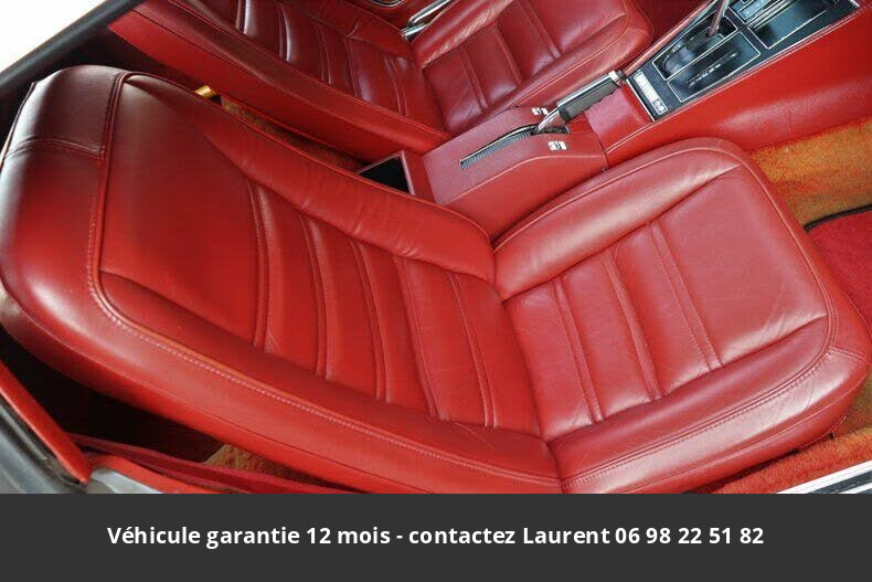 chevrolet corvette T top l82 v8 1976 prix tout compris