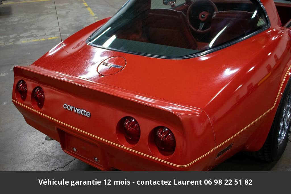 chevrolet corvette V8 350 1980 prix tout compris