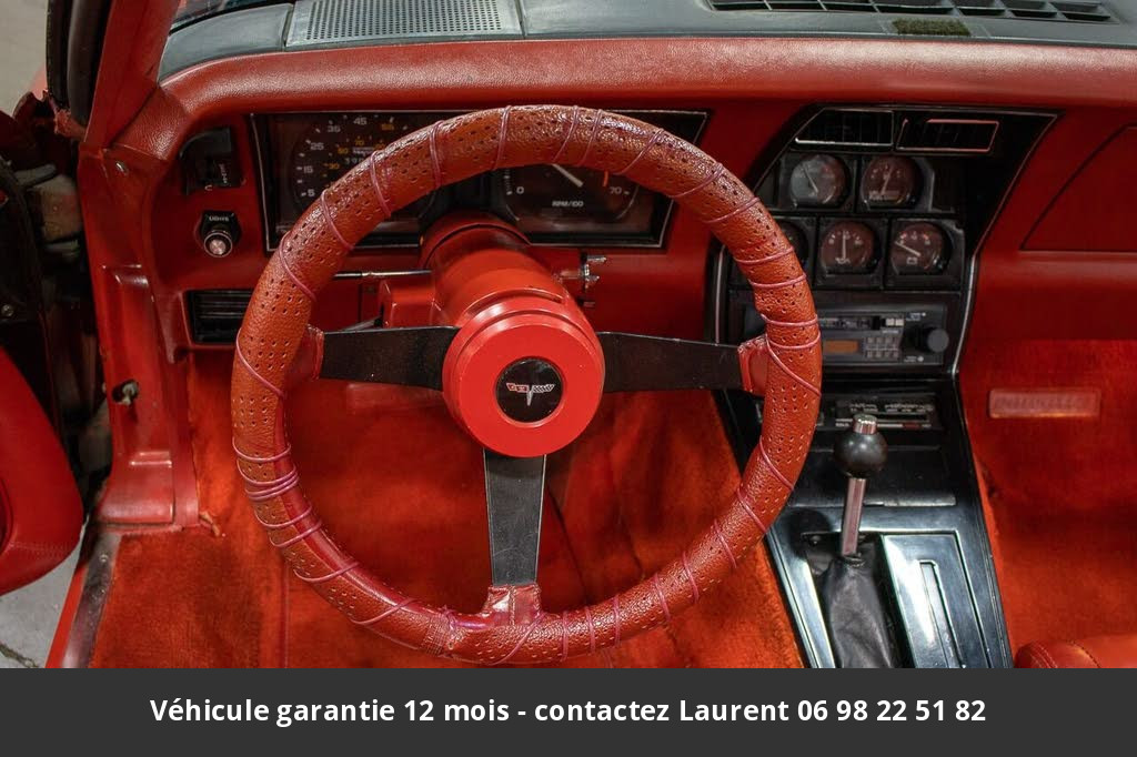 chevrolet corvette V8 350 1980 prix tout compris