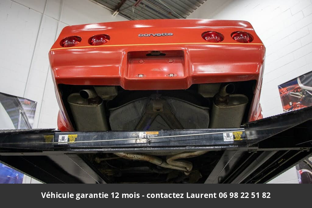 chevrolet corvette V8 350 1980 prix tout compris