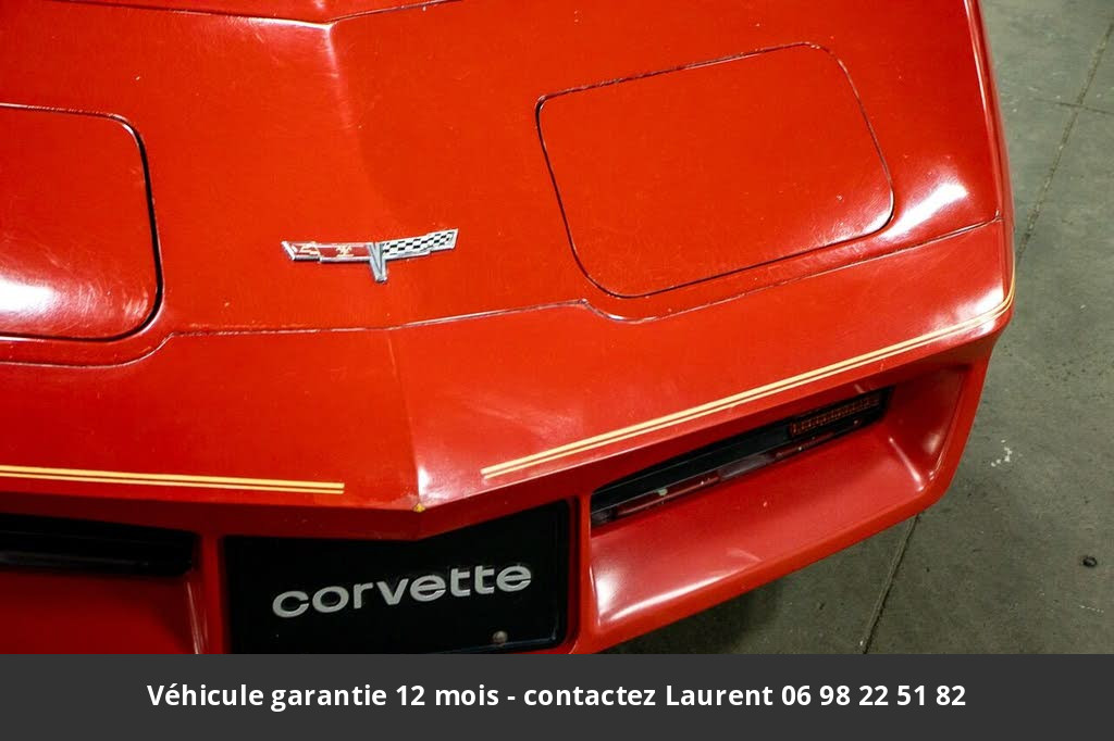 chevrolet corvette V8 350 1980 prix tout compris