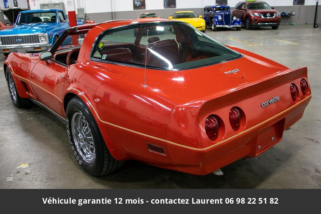 chevrolet corvette V8 350 1980 prix tout compris