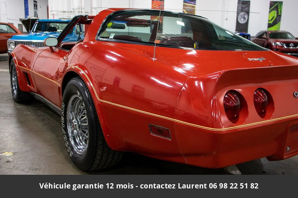 chevrolet corvette V8 350 1980 prix tout compris