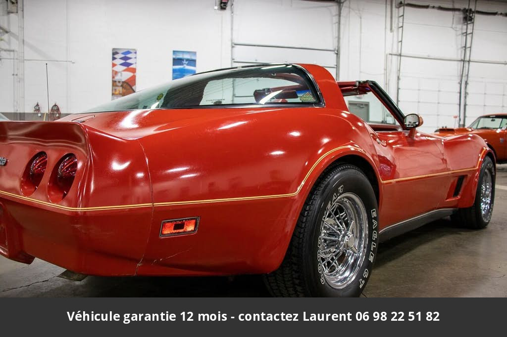 chevrolet corvette V8 350 1980 prix tout compris