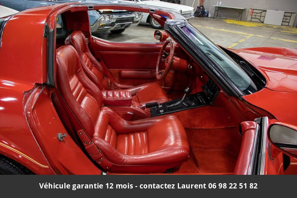 chevrolet corvette V8 350 1980 prix tout compris