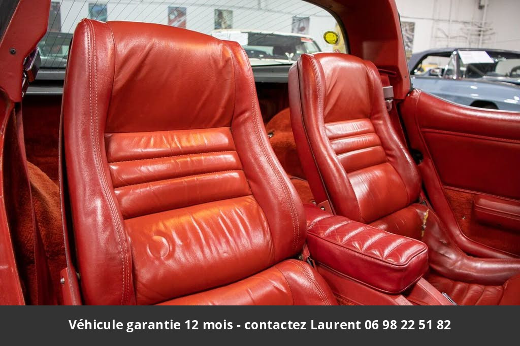 chevrolet corvette V8 350 1980 prix tout compris