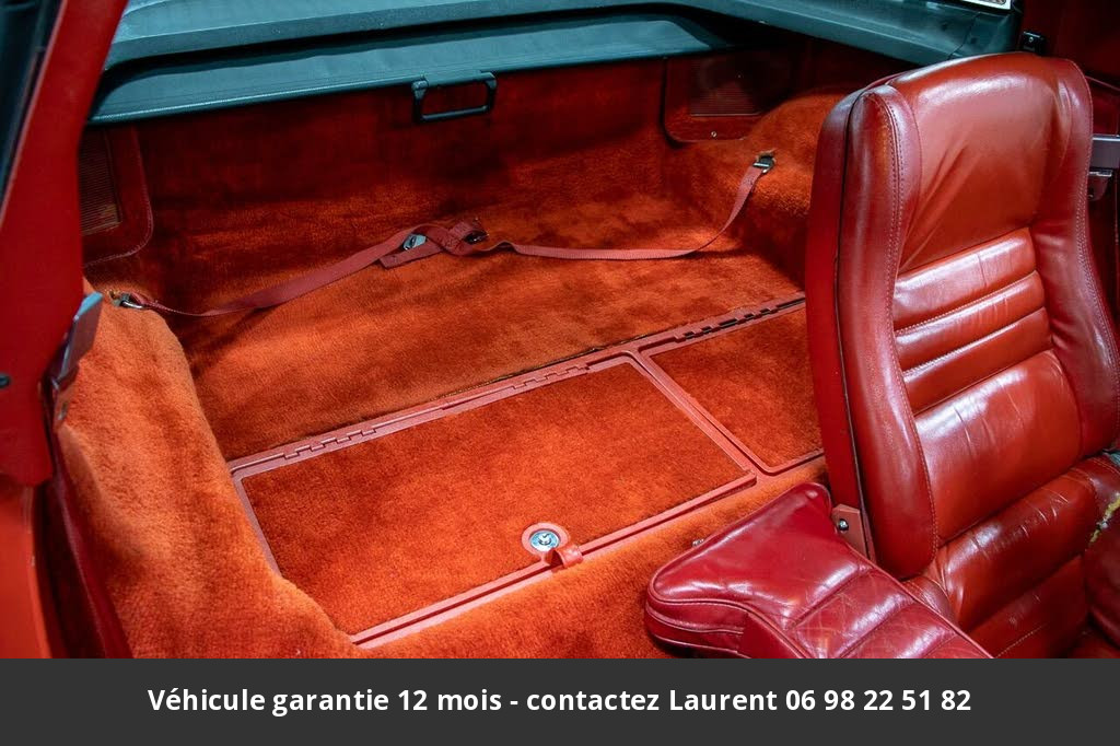 chevrolet corvette V8 350 1980 prix tout compris