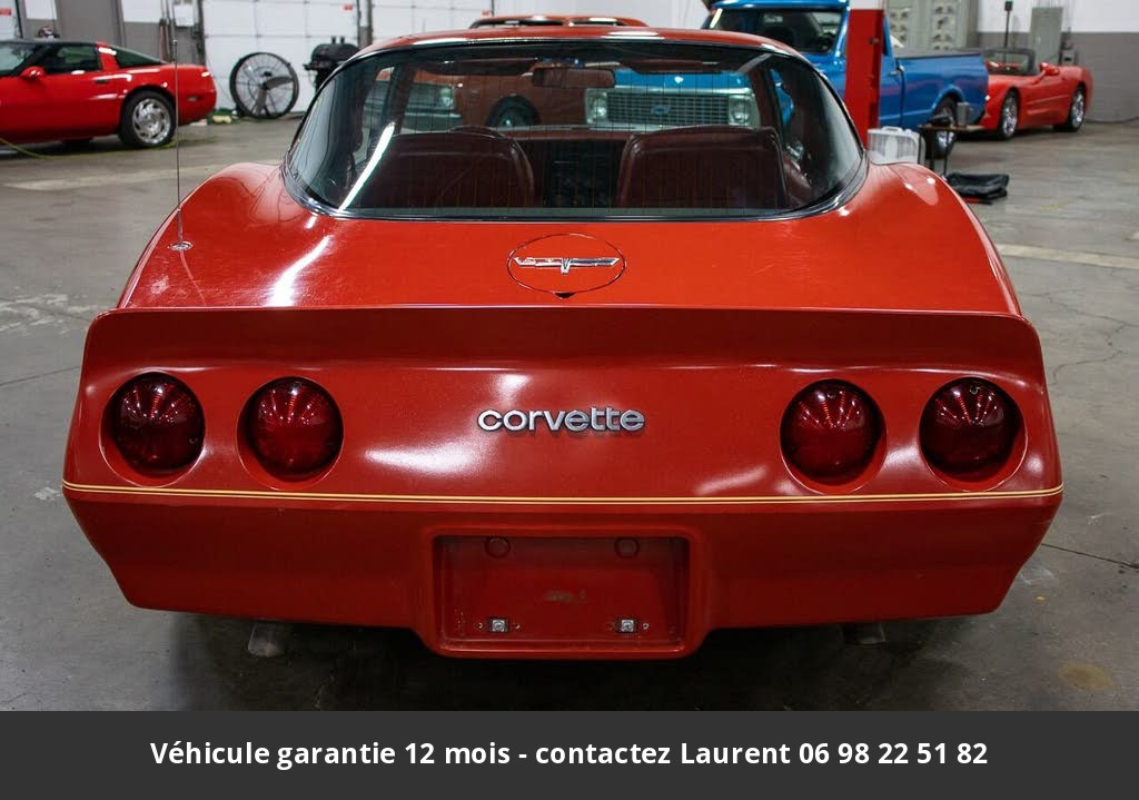 chevrolet corvette V8 350 1980 prix tout compris