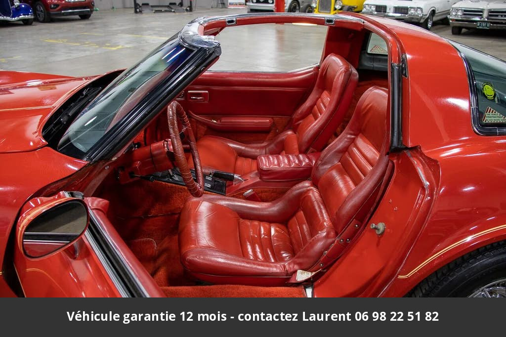 chevrolet corvette V8 350 1980 prix tout compris