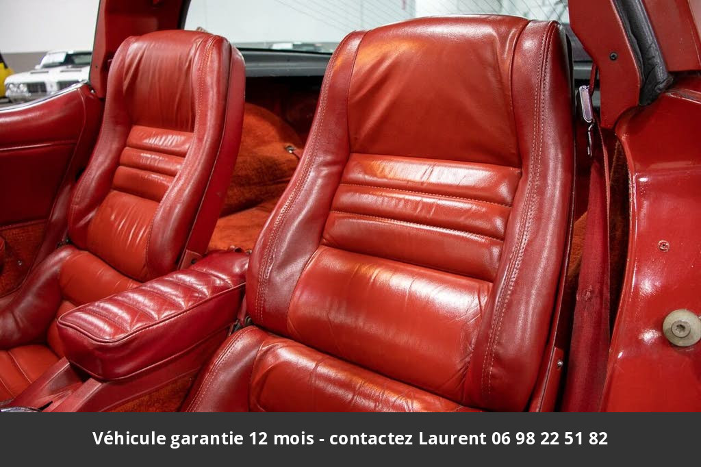 chevrolet corvette V8 350 1980 prix tout compris